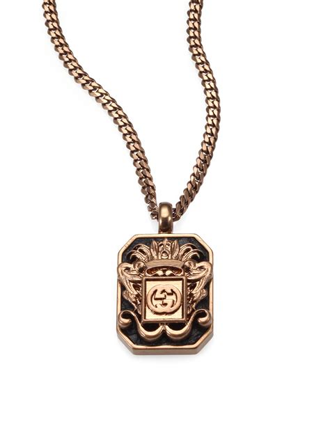 mens gucci necklaces cheap|gucci gold necklace men's.